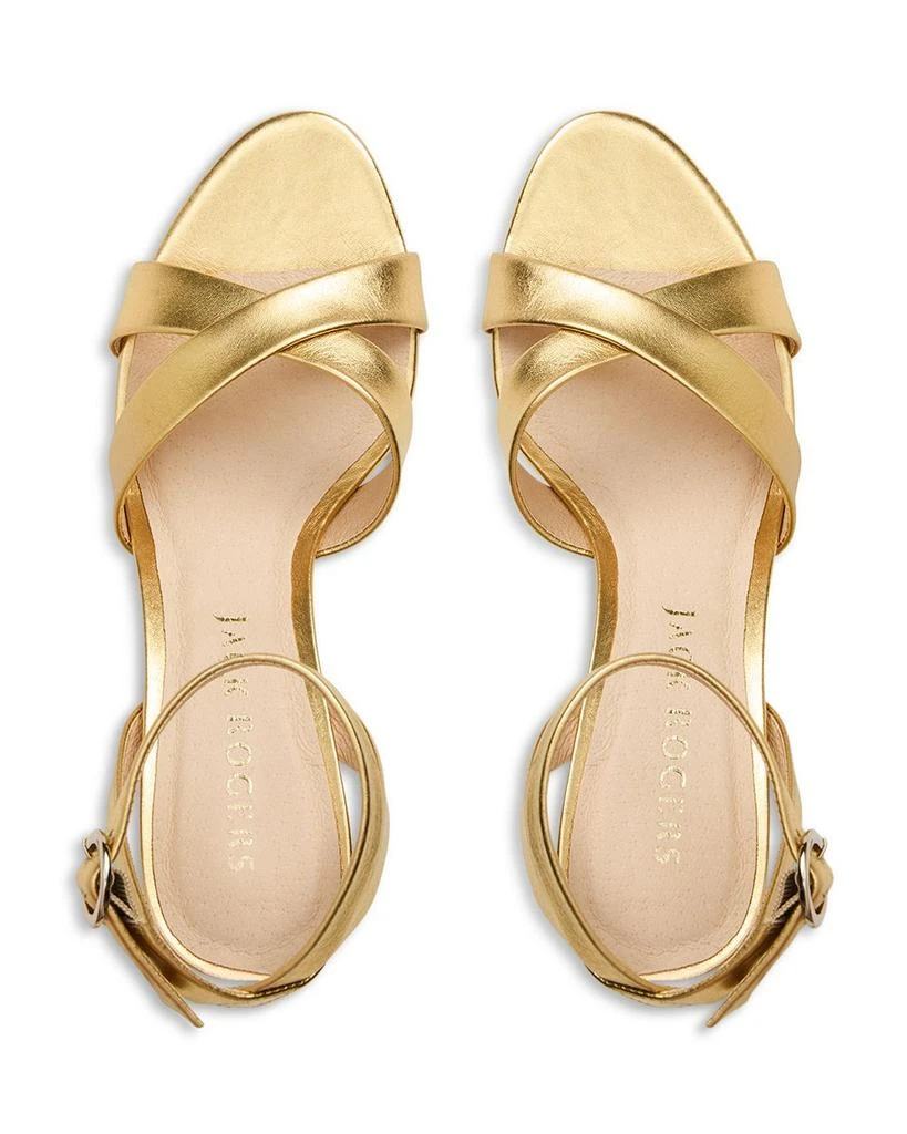 Jack Rogers Women's Peri Crossover Strap Mid Heel Sandals 3