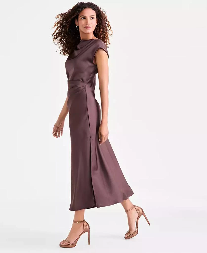 Shop Women's Cap-Sleeve Side-Slit Midi Dress on Sale at BeyondStyle  Get  40% Off Women's Cap-Sleeve Side-Slit Midi Dress with Limited-Time Flash  Deals, Exclusive Discounts, and Special Offers. Enjoy Unbeatable Savings on