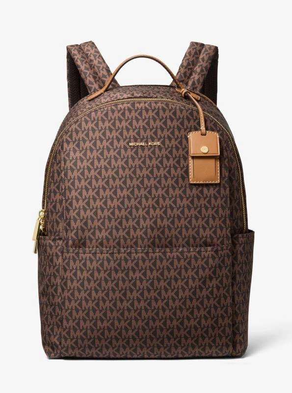 undefined Sable Large Printed Signature Logo Backpack 1