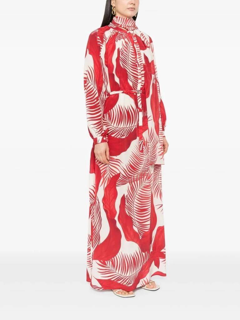 F.R.S For Restless Sleepers F.R.S For Restless Sleepers Leaf Print Maxi Dress 4