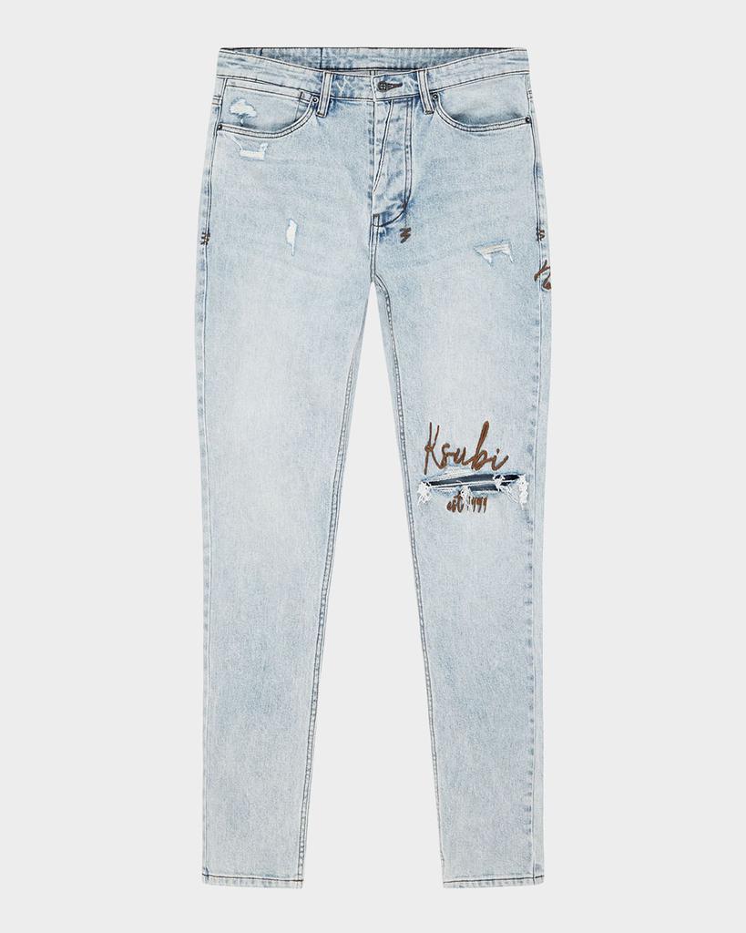 Ksubi Men's Van Winkle Frost Blue Arch Skinny Jeans