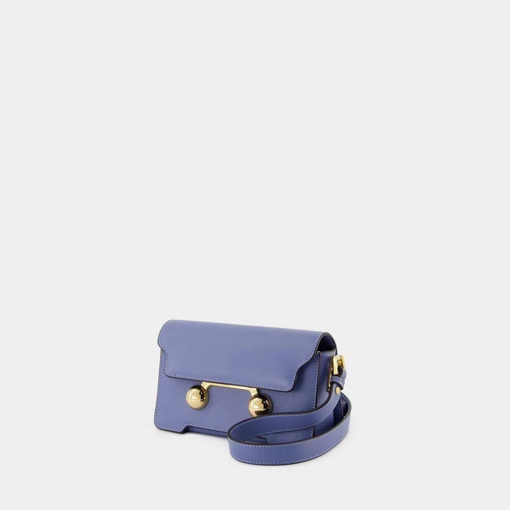 Marni Mini Shoulder Bag - Leather - Blue 2