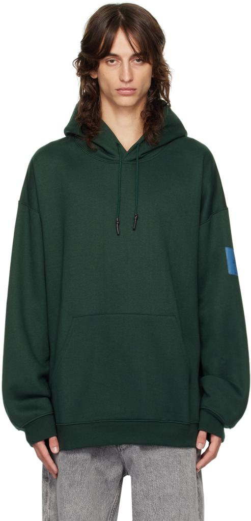 n.hoolywood Green Drawstring Hoodie