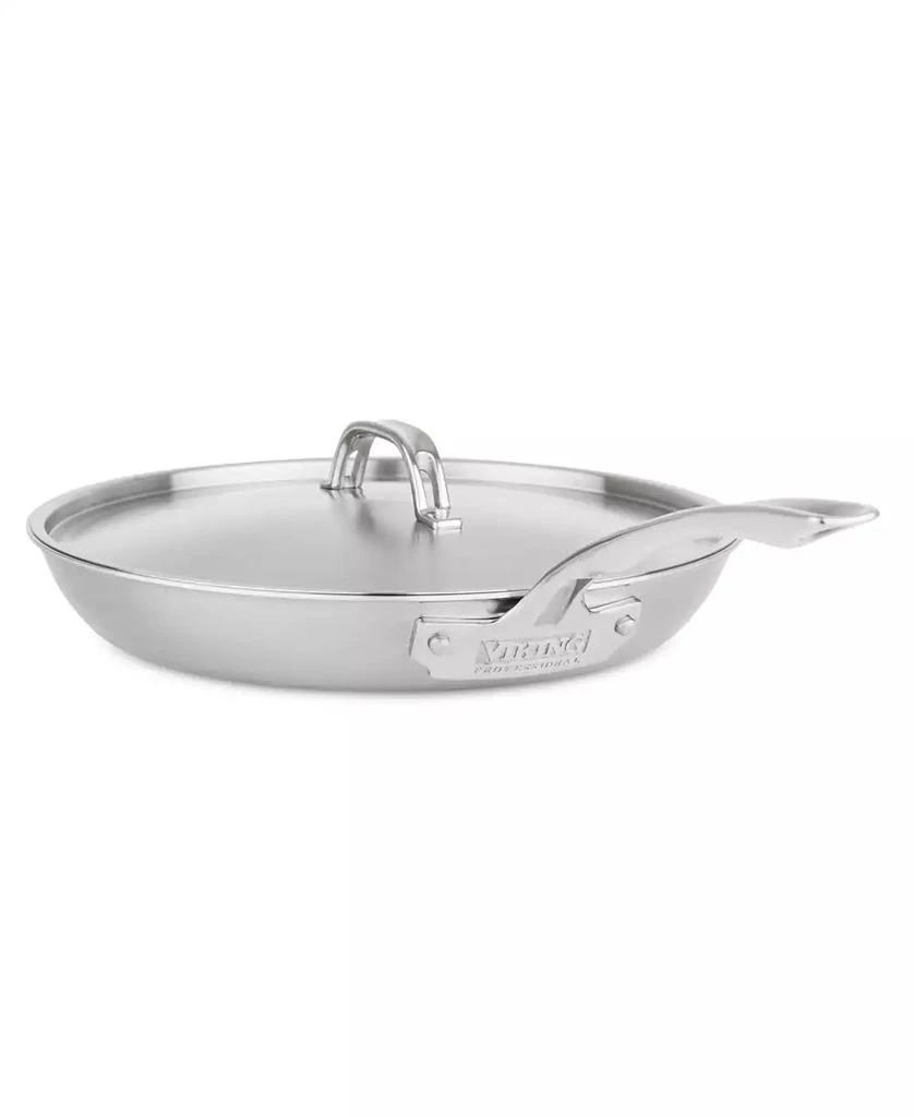 VIKING Professional 5-Ply Stainless Steel Covered Non-Stick 12" Fry Pan 1