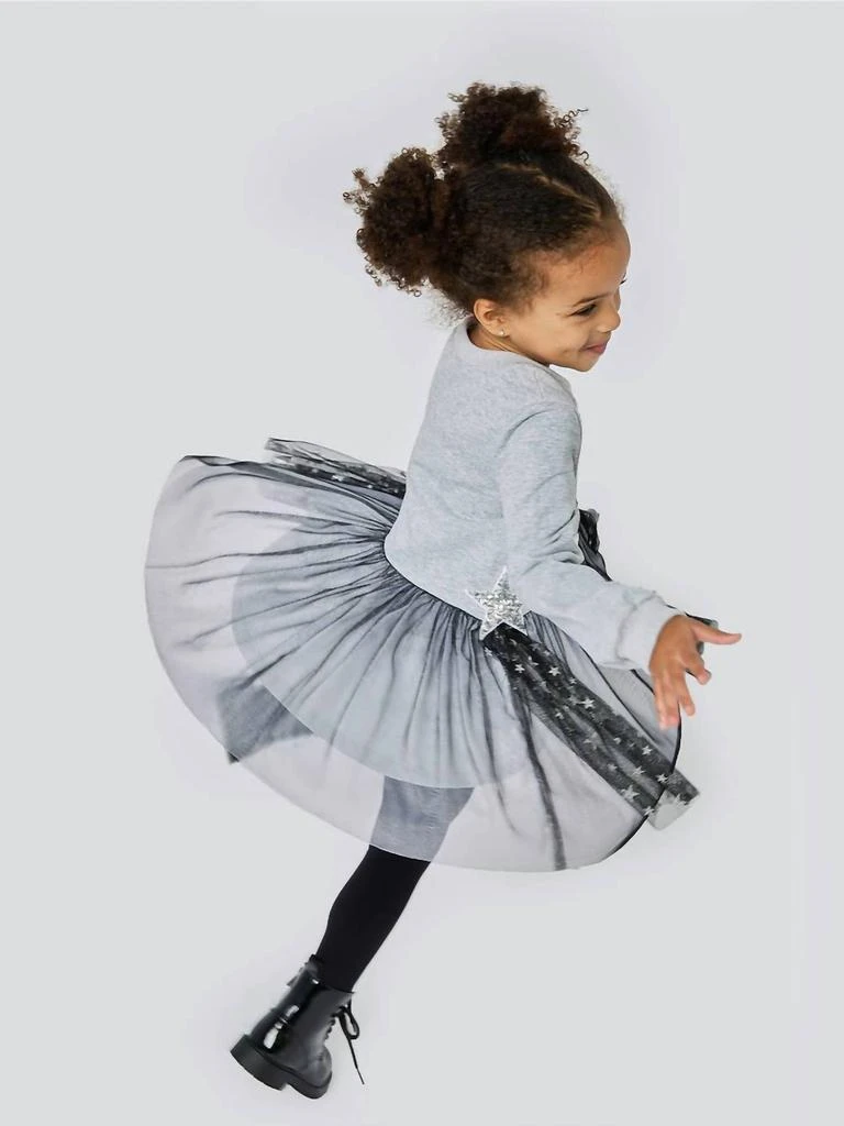Baby Sara Baby Sara - Girls Star Tutu Sweatshirt Dress 3