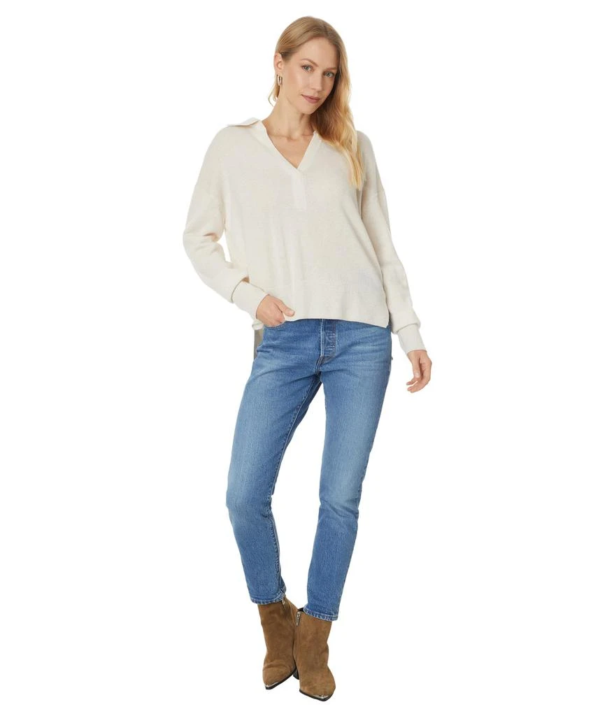 Splendid Tori Cashmere Polo Sweater 4