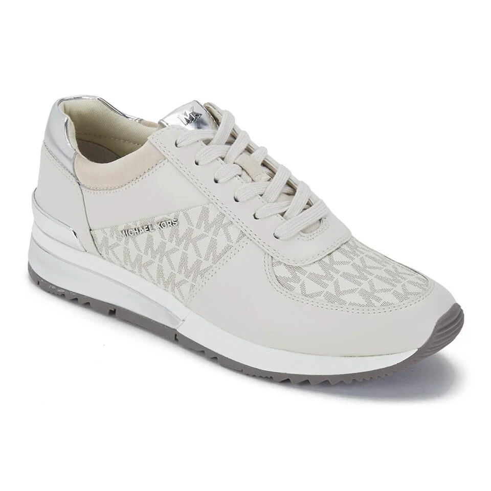 Michael Kors MICHAEL MICHAEL KORS WOMEN'S ALLIE WRAP TRAINERS - VANILLA 4