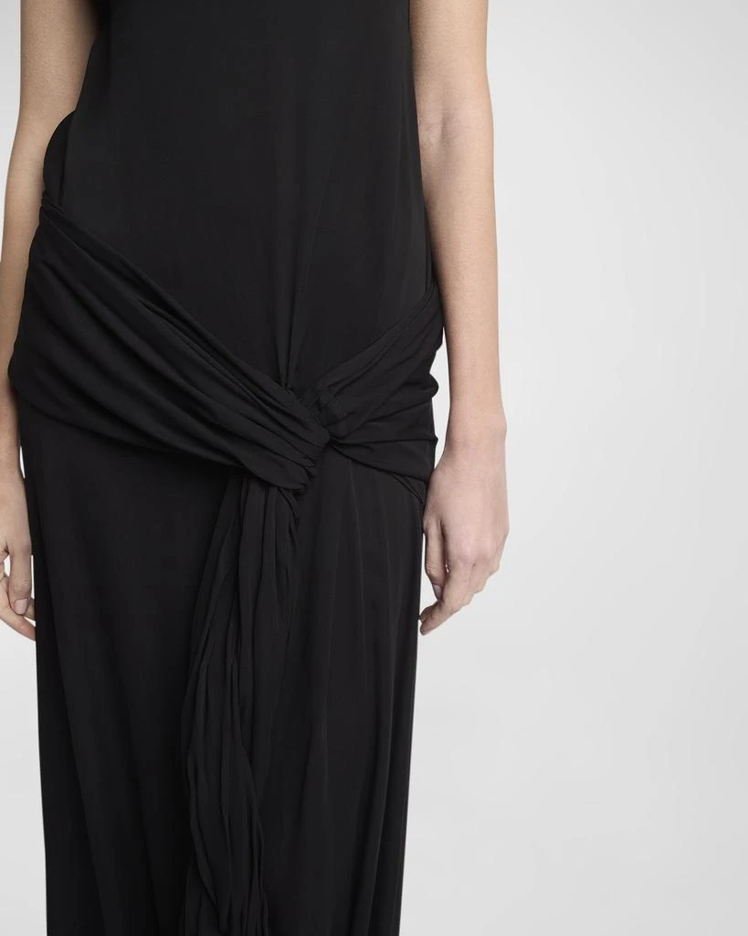 JW Anderson Twisted Drape Sleeveless Backless Maxi Dress 7