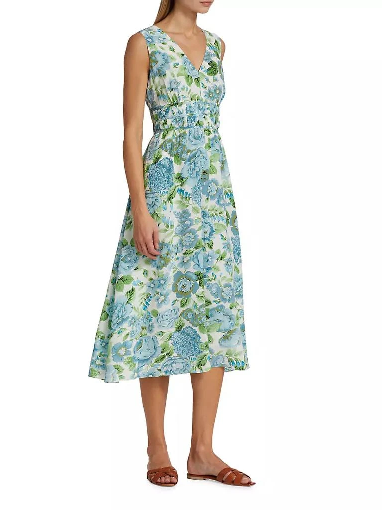 Tahari The Victoria Floral Midi-Dress 4
