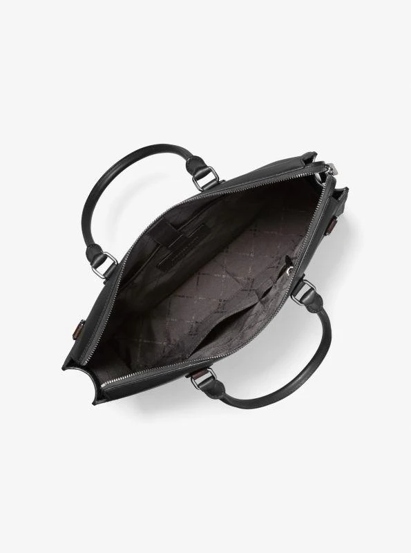 Michael Kors Edison Medium Scratch-Resistant Leather Briefcase 2