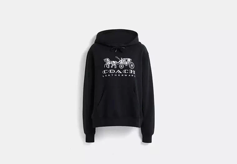 Coach Restored Horse And Carriage Hoodie In Organic Cotton