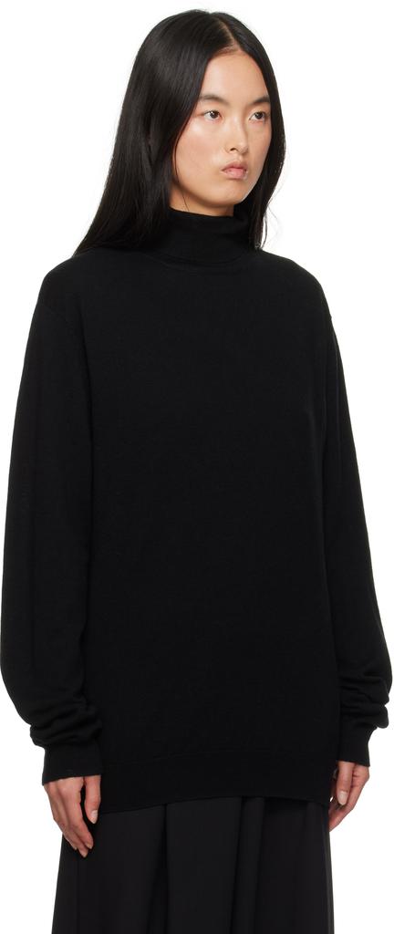 La Collection Black Fred Turtleneck