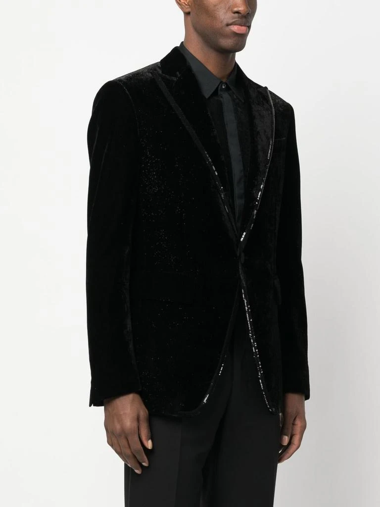 DSQUARED2 Black Velvet Dsquared2 Blazer 3
