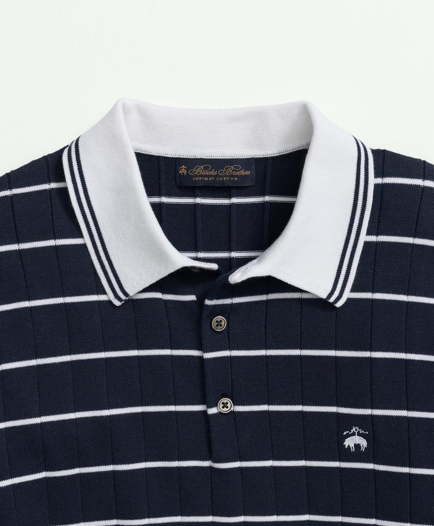 Brooks Brothers Vintage-Inspired Long-Sleeve Tennis Polo in Supima® Cotton