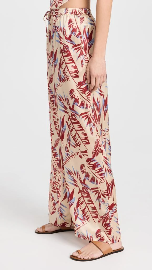 Onia Silk Wide Leg Drawstring Pants 3