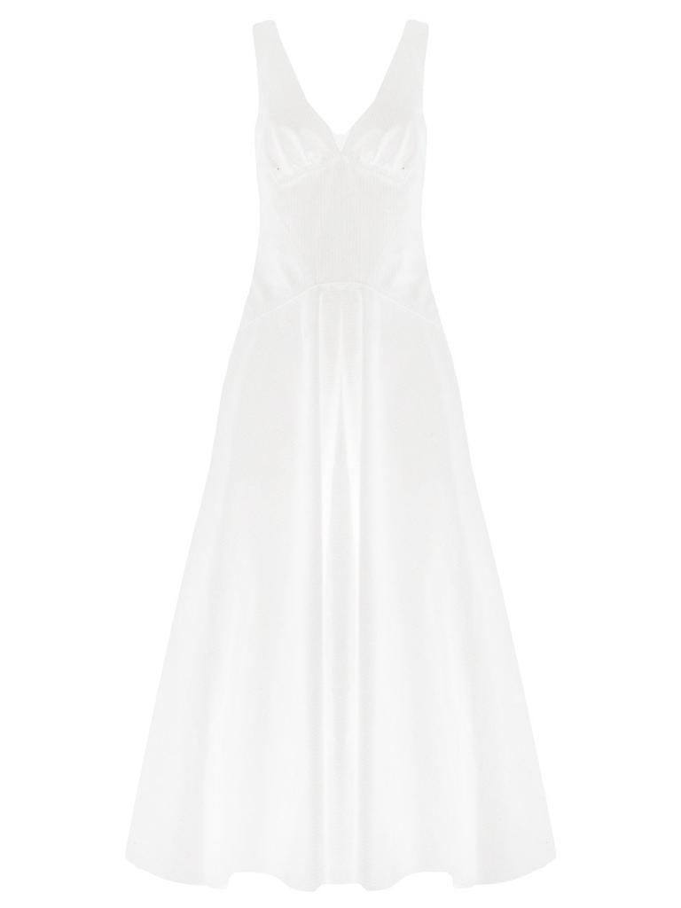 ワンピース ALAIA COTTON LACE SKATER DRESS Skater cotton lace minidress in white - Alaia | Mytheresa