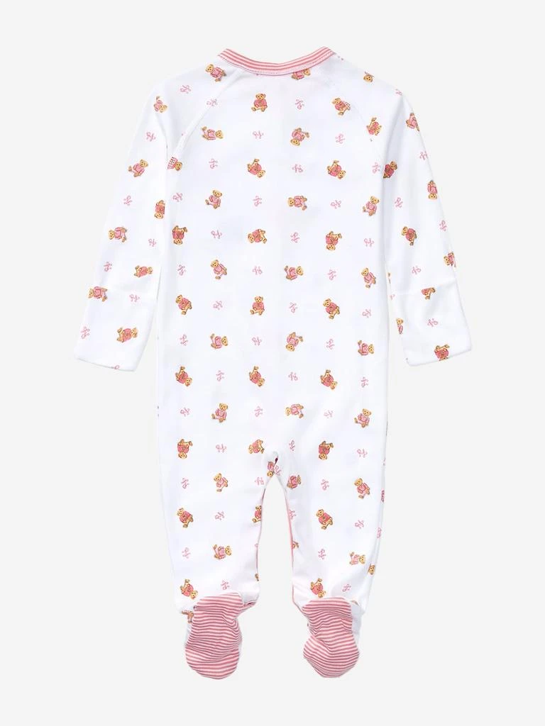 Ralph Lauren Kids Baby Girls Bear Babygrow in White 2