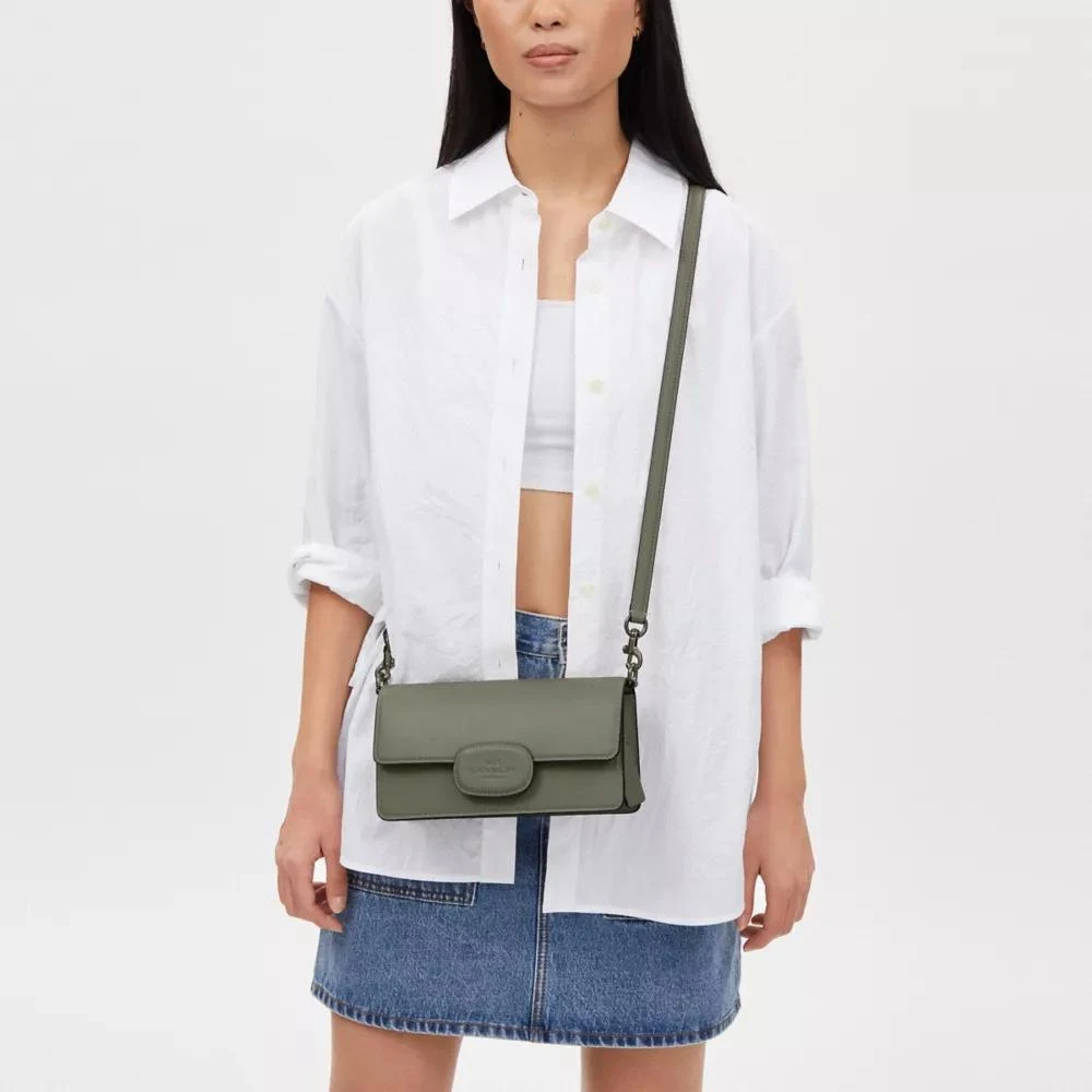 Coach Eliza Flap Crossbody With Leather Covered Closure 2