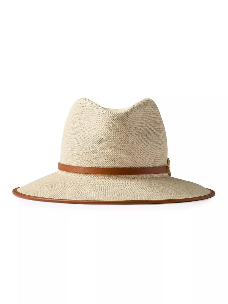 Valentino VLogo The Bold Edition Fedora Straw Hat 1