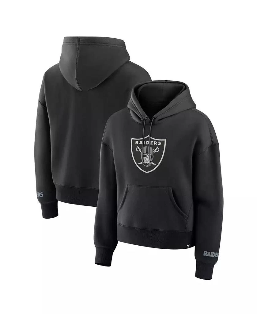 Fanatics Women's Black Las Vegas Raiders Legacy Fleece Pullover Hoodie 1