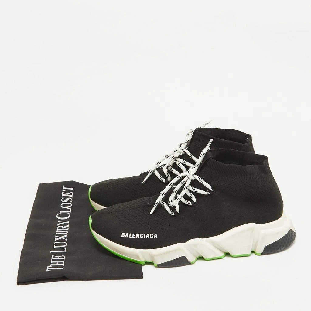 Balenciaga Balenciaga Black Fabric Speed 2.0 High Top Sneakers Size 41 9