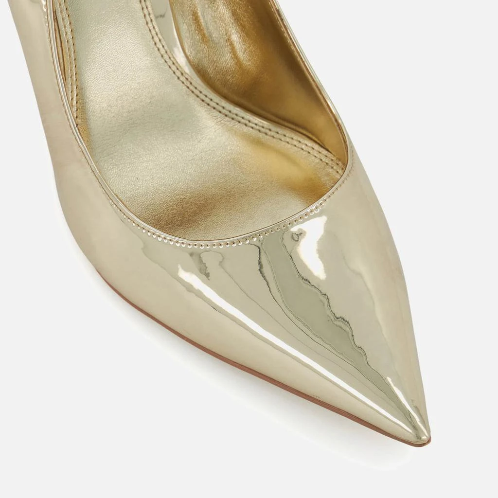 Dune Dune London Women's Attention Metallic Patent-Leather Heeled Pumps 5
