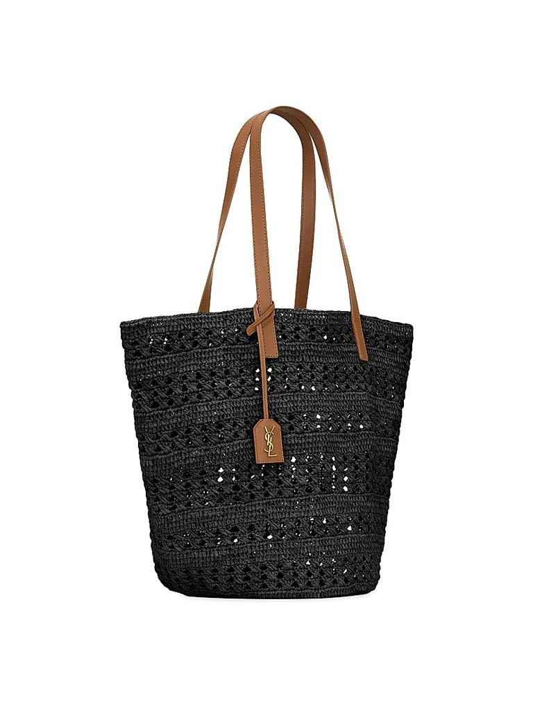 Yves Saint Laurent Panier Medium Bag in Raffia Tote Bag 2
