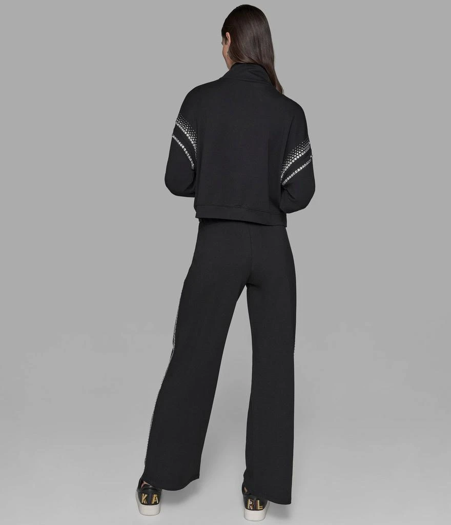 Karl Lagerfeld Paris RHINESTONE TRIM TRACK JACKET 2