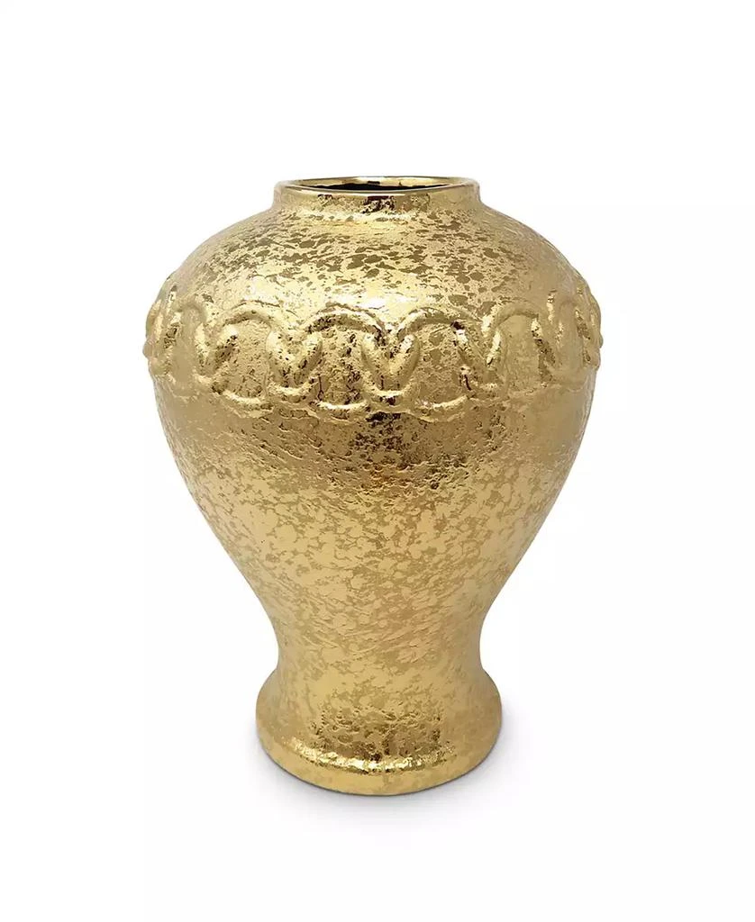 Vivience Ginger Jar and lid with Chain Detail 2