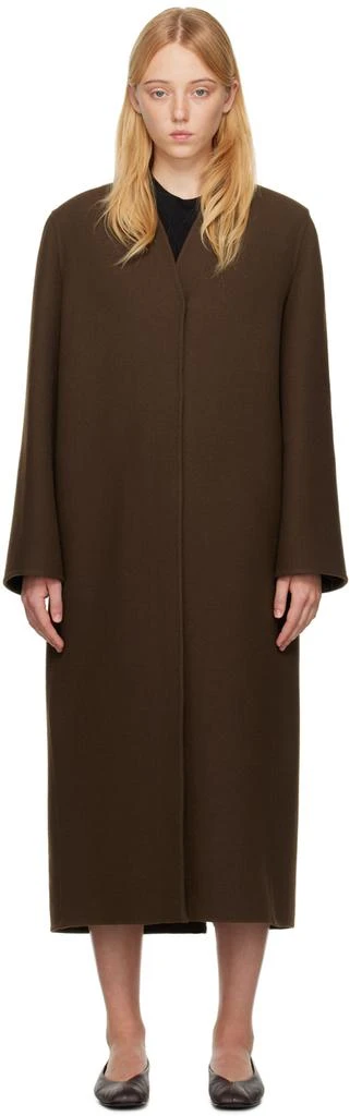 The Row Brown Ceren Coat 1
