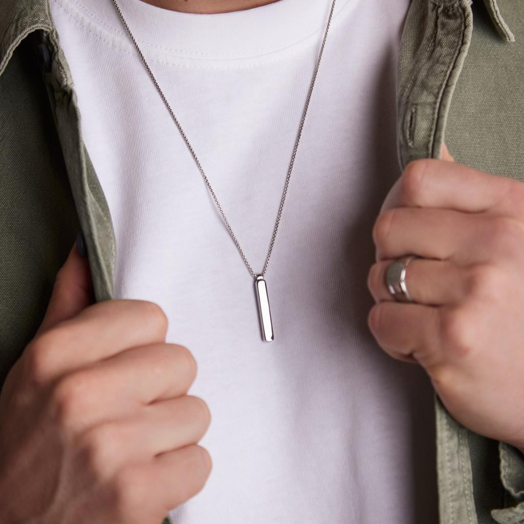 Orelia London Solid Bar Necklace