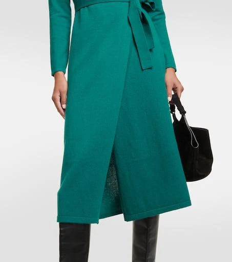 Diane von Furstenberg Astrid wool and cashmere wrap dress 5