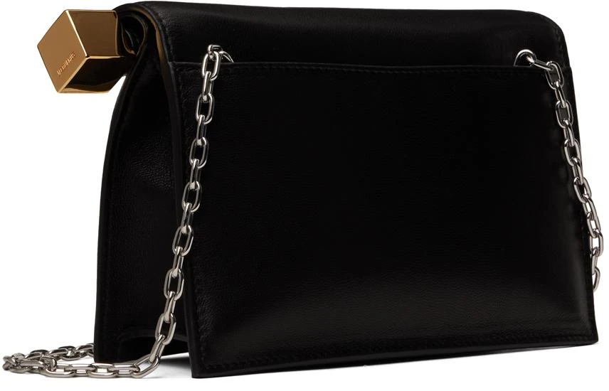 JACQUEMUS Black Les Sculptures 'La petite pochette rond carré' Clutch 3