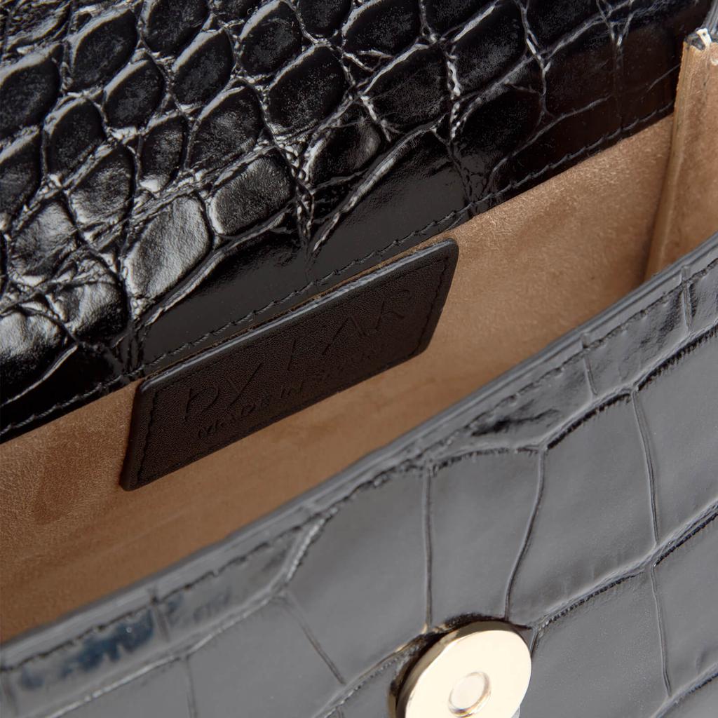 ☆【BY FAR】☆MINI CIRCULAR CROCO EMBOSSED TOP HANDLE TOTE☆ By Far Croc embossed Top handle Shoulder Mini bag | eBay