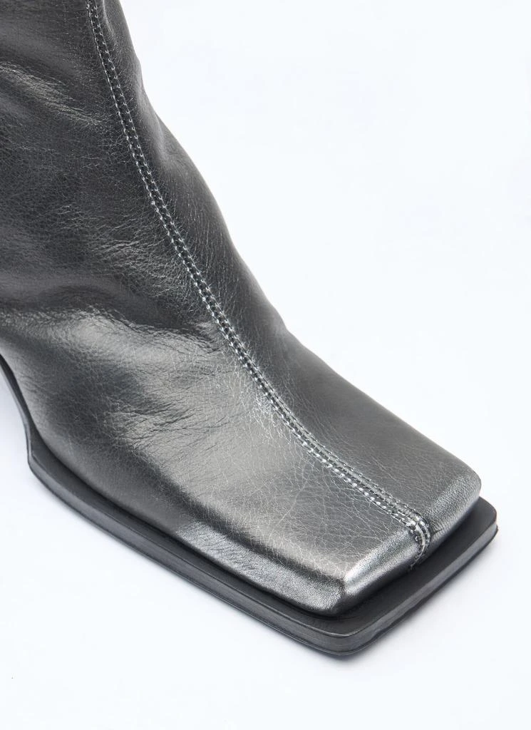 MIISTA Brenda Brush Off Metal Ankle Boots 2