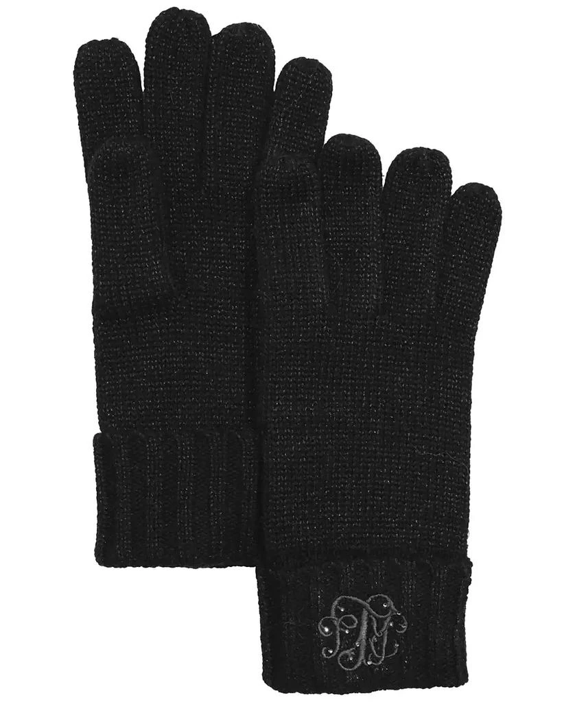 Ralph Lauren Metallic Embroidery Gloves 3