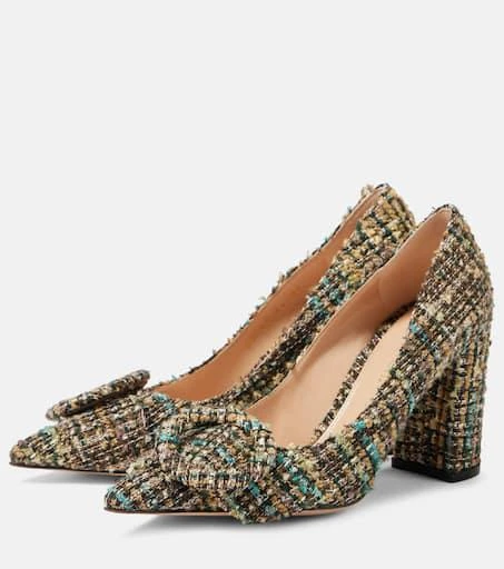 Gianvito Rossi 85 bouclé pumps 5