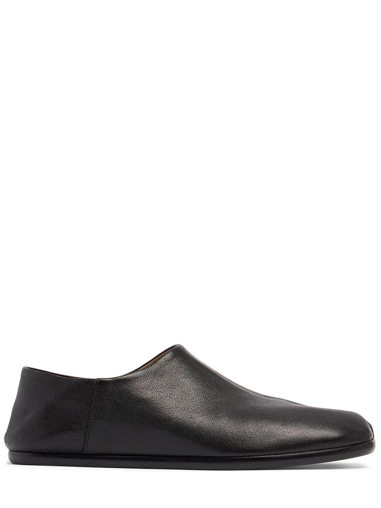 MAISON MARGIELA 10mm Tabi Leather Babouche Shoes