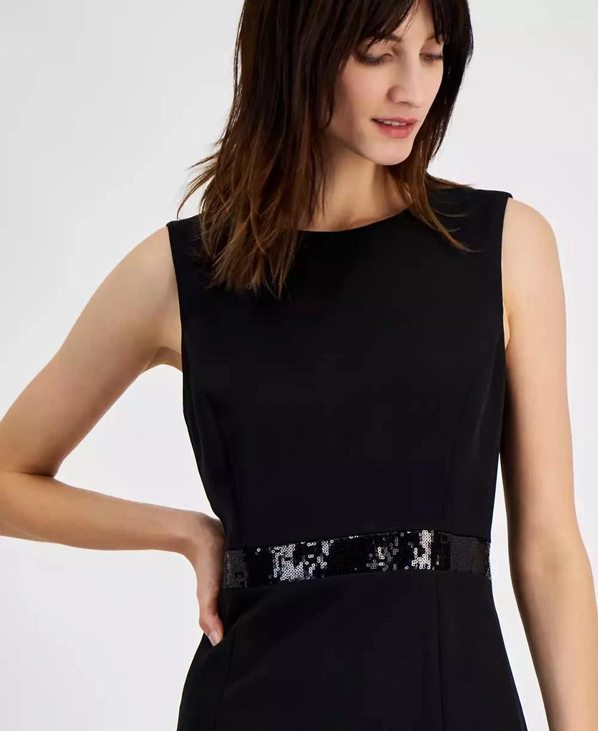 Kasper Women's Sequin-Waistband Sheath Dress, Regular & Petite 4
