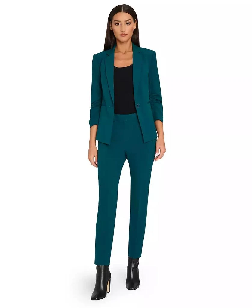 Tahari Women's Ruched-Sleeve Blazer 6