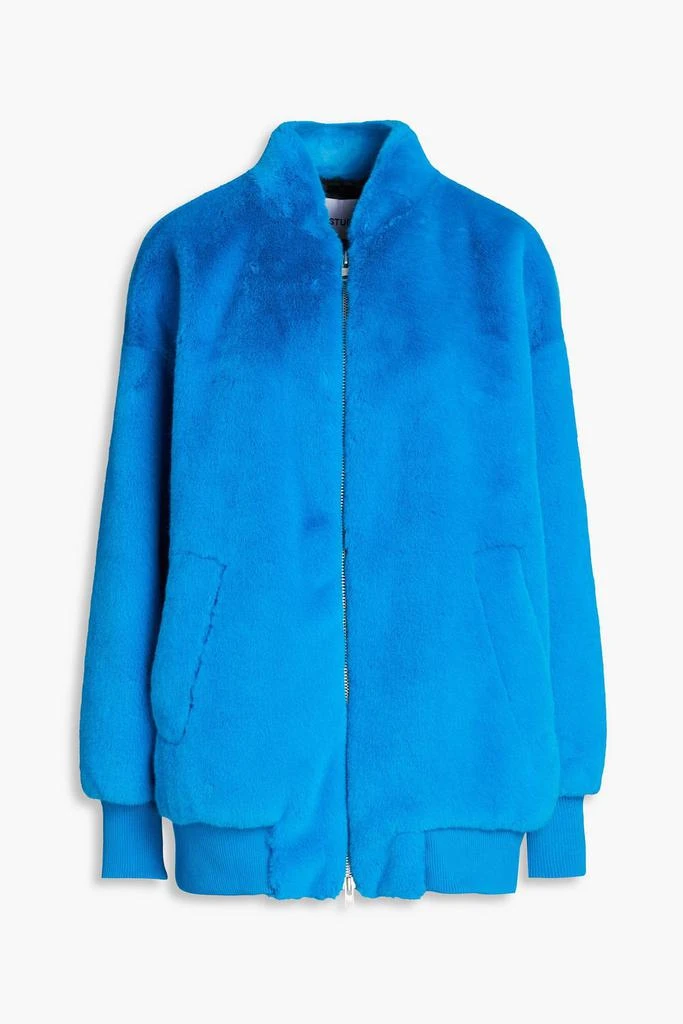 STAND STUDIO Iman faux fur bomber jacket 1