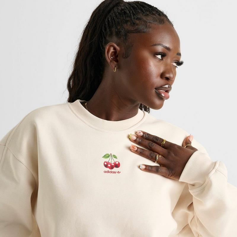Women's adidas Originals Cherry Oversized Crewneck Sweatshirt – On
