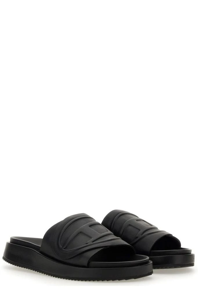 Diesel Diesel Sa-Slide D Oval W Logo Embossed Slides 2