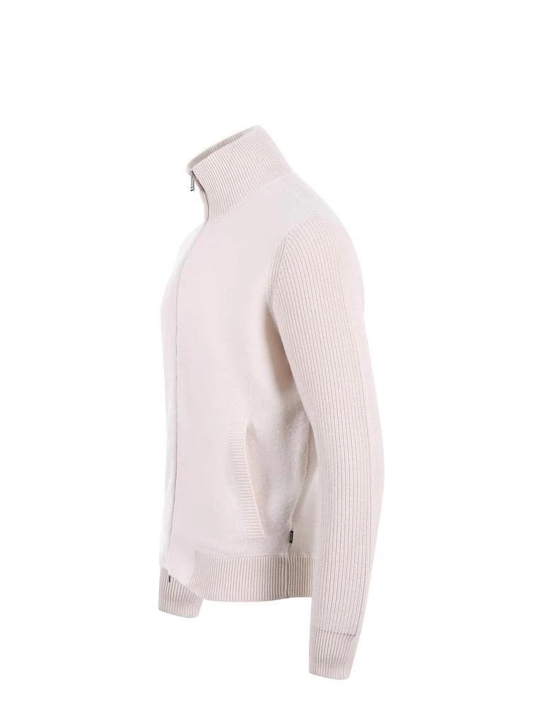 Hugo Boss Boss Hugo Boss Zip-Up Cable-Knit Cardigan 3