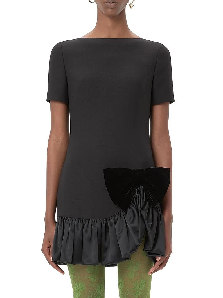 crepe couture short dress Crepe Couture Short Dress
