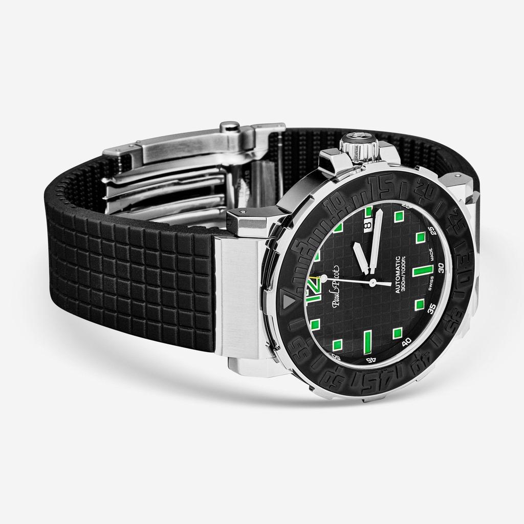 Paul Picot Paul Picot C-Type Black Dial Men's Automatic Watch P4118.SNGNN3016
