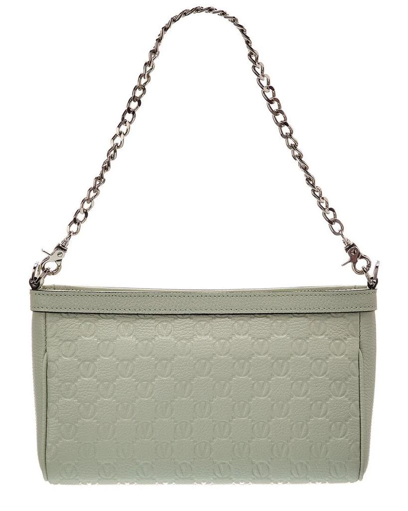 Mario Valentino Celia Dollaro Monogram Leather Satchel 2