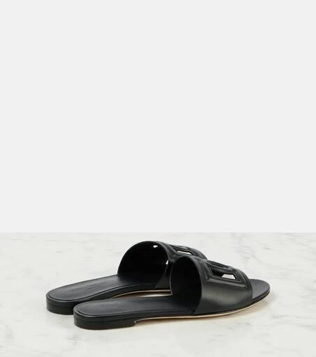 Dolce
Gabbana DG leather slides 2