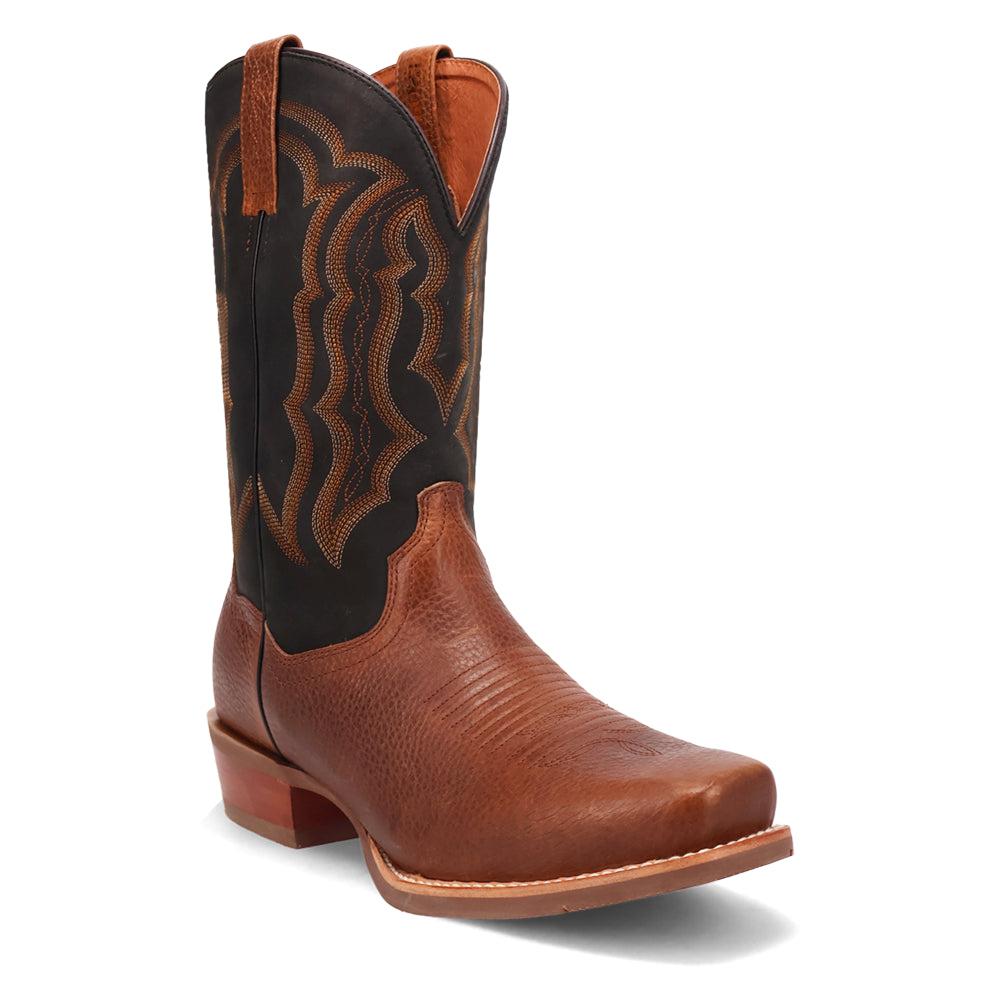 Dan Post Boots Creed Embroidered Square Toe Pull On Cowboy Boots