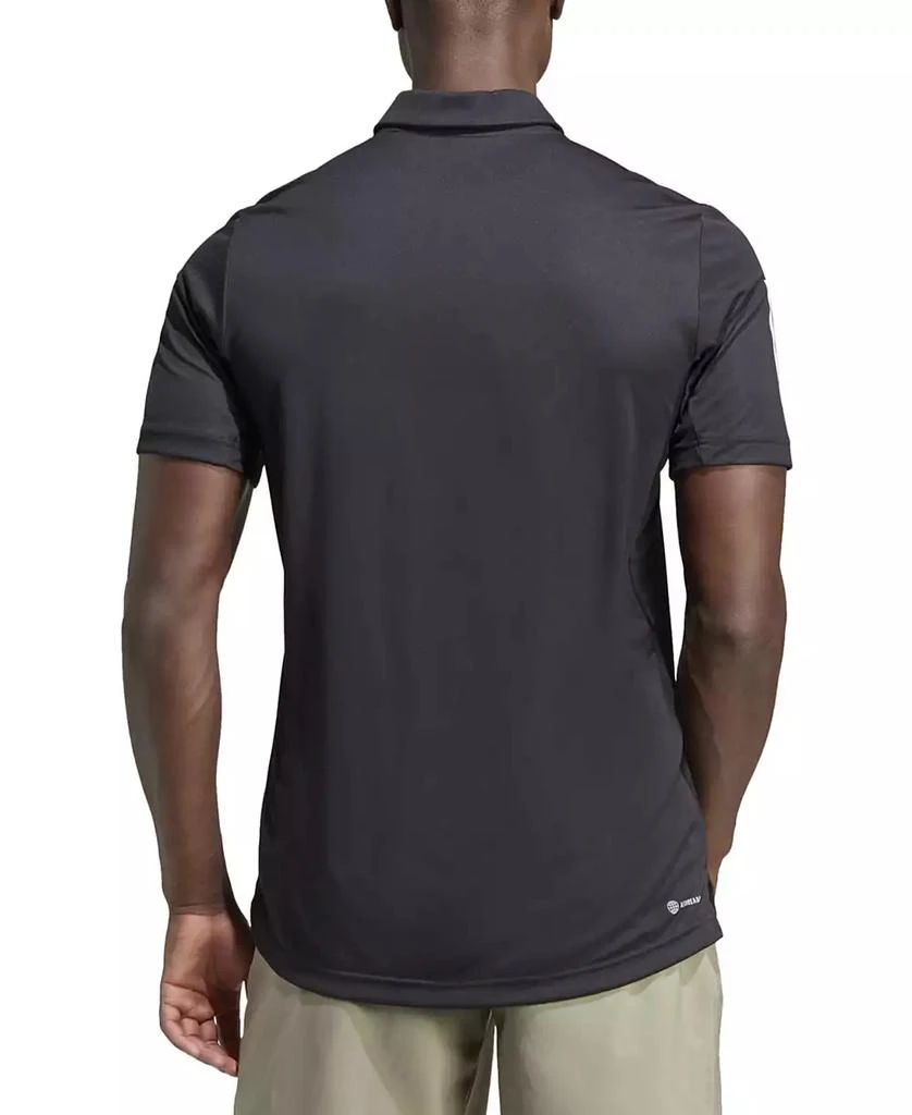 Adidas Men's 3-Stripes Short Sleeve Performance Club Tennis Polo Shirt 5